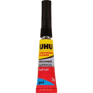 Produktbild für Sekundenkleber UHU 48790 blitzschnell Supergel