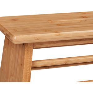 Produktbild für Fußbank Relaxdays 10046319, aus Bambus