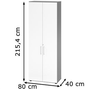 Produktbild für Aktenschrank Hammerbacher Serie 9 Advanced, aus Holz