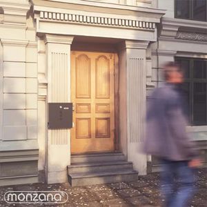 Produktbild für Briefkasten Monzana 108099, schwarz, aus Stahl