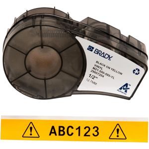 Produktbild für Schriftband Brady M21-500-595-YL-BK, 12,7mm