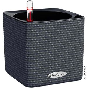 Übertopf Lechuza CUBE Color 14, schiefergrau, 14 x 14 x 14 cm
