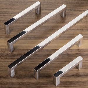 Produktbild für Möbelgriffe SO-TECH E8, silber, aus Edelstahl