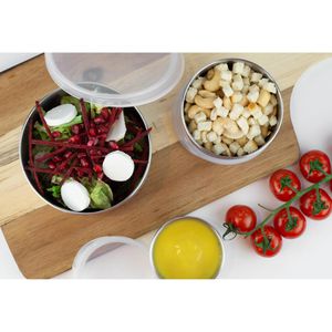 Produktbild für Frischhaltedose Lurch Minidosen, aus Edelstahl