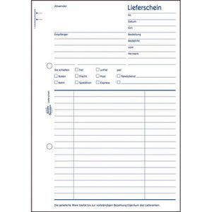 Produktbild für Lieferscheinbuch Zweckform 1240 Recycling, A5