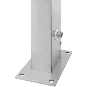 Produktbild für Gartendusche vidaXL 48198, Gerade, Kaltwasserdusche, silber