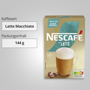 Produktbild für Kaffee Nescafe Gold Latte