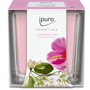 ipuro Duftkerzen Essentials flower bowl, im Glas, 125g