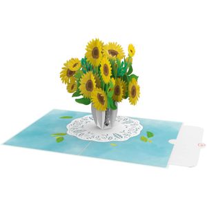 Produktbild für Grußkarten papercrush 3D Sonnenblumen