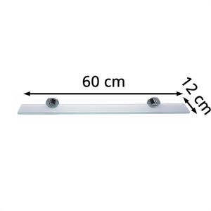 Produktbild für Badregal Tesa Smooz 40326, aus Glas