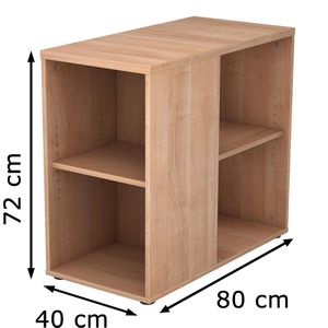 Produktbild für Standcontainer Hammerbacher Basic, nussbaum