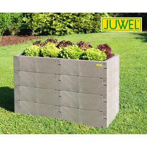 Produktbild für Hochbeet Juwel Timber 4er-Set 20470, Kunststoff