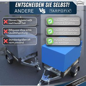 Produktbild für Anhänger-Plane Tarpofix HP11, wasserdichte Hochplane