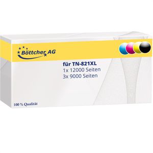 Produktbild für Toner Böttcher-AG für Brother TN-821XL Multipack