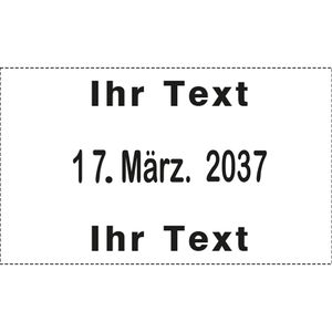 Produktbild für Datumstempel Trodat Professional 5480, schwarz, selbstfärbend
