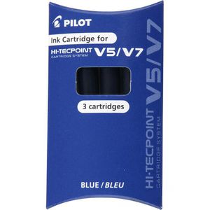 Produktbild für Füllerpatronen Pilot Hi-Tecpoint V5 / V7, blau