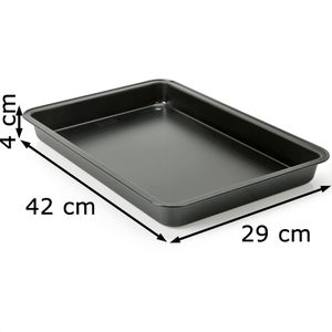 Produktbild für Auflaufform Kaiser Classic, anthrazit, aus Stahl