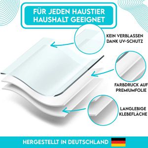 Produktbild für Hinweisetiketten HUND-IST-KÖNIG Notfallaufkleber