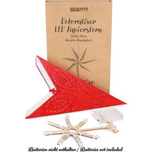 Produktbild für Weihnachtsstern BRUBAKER 77801, rot