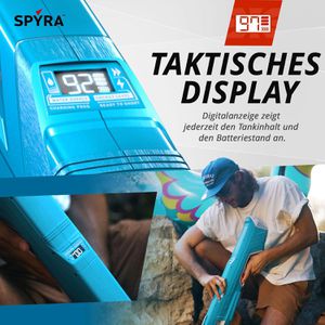 Produktbild für Wasserpistole Spyra Three, blau, elektrisch
