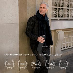 Produktbild für Trinkflasche LARS-NYSØM Ren Carbon Black