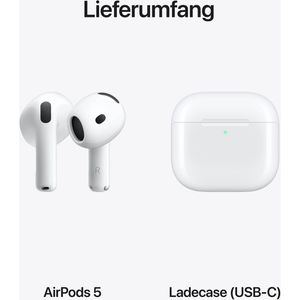 Produktbild für Kopfhörer Apple AirPods 5, weiß