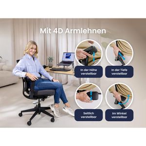 Produktbild für Bürostuhl Ergotopia PureBack, RGOPB-S