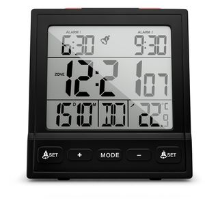 Produktbild für Wecker Mebus 25581 schwarz, digital