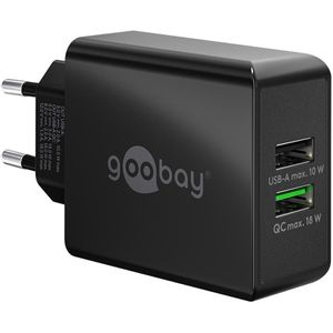 USB-Ladegerät Goobay 44956 QC3.0, 28 Watt