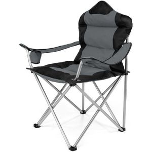 Campingstuhl Tresko CPS-004, grau, bis 150 kg