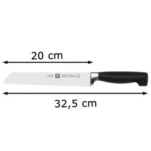 Produktbild für Brotmesser Zwilling Vier Sterne 31076-201, Klinge eisgehärtet