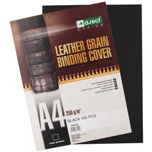 Produktbild für Deckblätter D.RECT Leather-Grain, A4