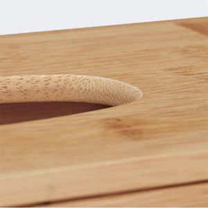 Produktbild für Taschentuchbox Relaxdays 10028811, aus Bambus