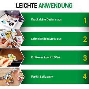 Produktbild für Schrumpffolie Skullpaper weiß, A4