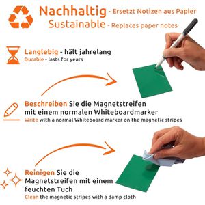 Produktbild für Magnetschilder ECENCE 24010101, 5 Farben