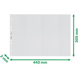 Produktbild für Prospekthüllen Leitz 4019-00-03 recycle A3 quer