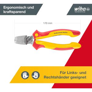 Produktbild für Elektro-Installationszange Wiha TriCut electric