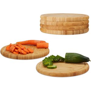 Produktbild für Schneidebrett Relaxdays 10022152, Bambus