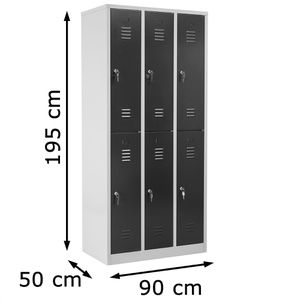 Produktbild für Spind G-Office WRC.6.19590, anthrazit