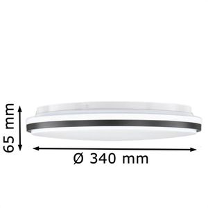 Produktbild für Deckenleuchte Eglo Marunella, schwarz, LED