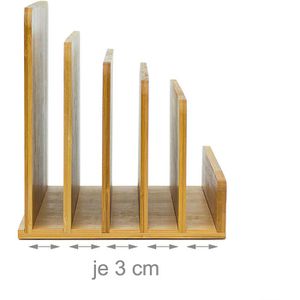 Produktbild für Briefständer Relaxdays Bambus