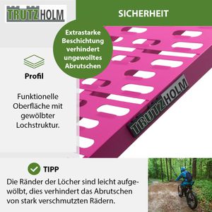 Produktbild für Auffahrrampe Trutzholm 21423, pink, 1 Stück