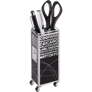 Produktbild für Stiftehalter TROIKA PHO07/BK, Flugzeugtrolley