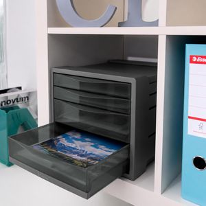 Produktbild für Schubladenbox Esselte 28453, VIVIDA, A4