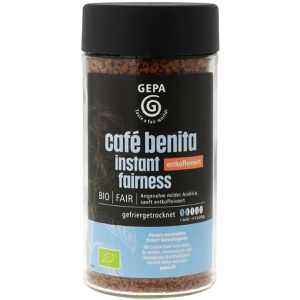 Produktbild für Kaffee GEPA Cafe Benita Instant Fairness, entkoffeiniert, BIO