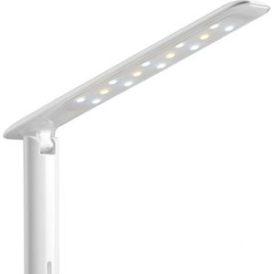 Produktbild für Schreibtischlampe Magnetoplan Lumos Tropo, weiß, LED, dimmbar