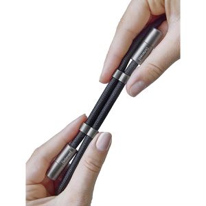 Produktbild für Ladekabel Intenso Charging Lanyard, schwarz, 1,65m