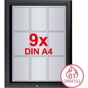 Produktbild für Schaukasten Showdown-Displays anthrazit, B1, außen