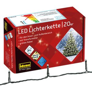 Produktbild für Lichterkette Idena 8325052, 20 LED, innen + außen