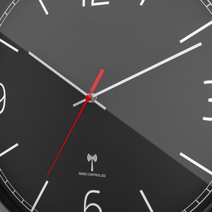 Produktbild für Wanduhr Mebus 12911, Kunststoff, analog, Funkuhr